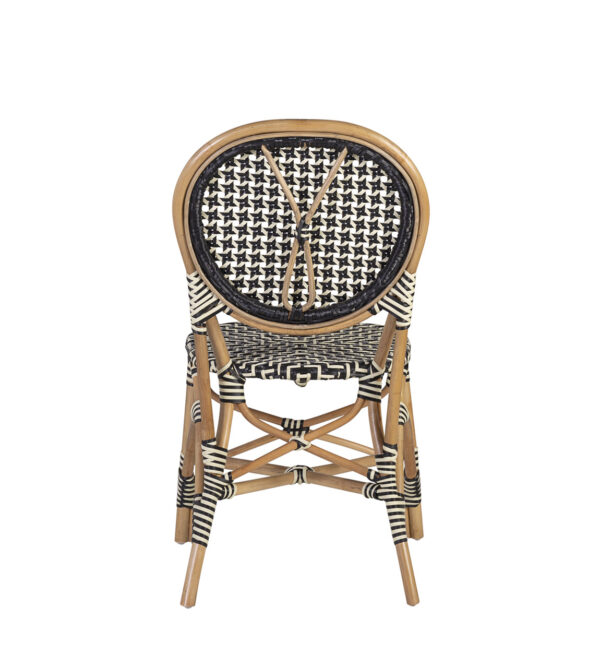 Silla bistro negra 52*56*92