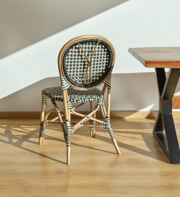 Silla bistro negra 52*56*92