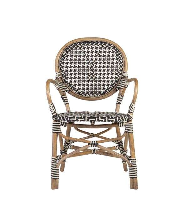 Sillón bistro negro 56*56*92