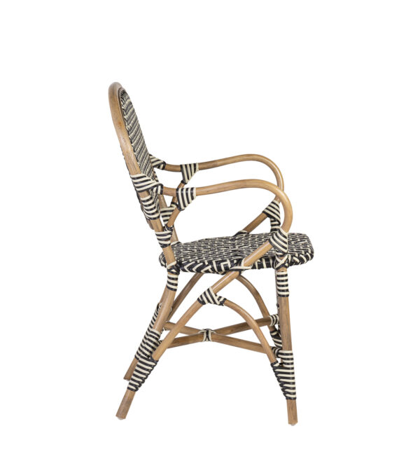 Sillón bistro negro 56*56*92