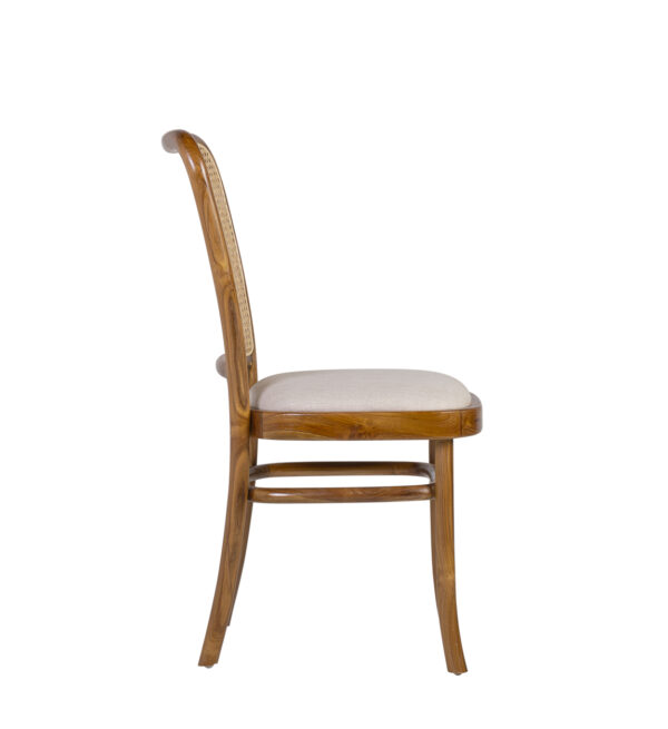 Silla teka tapizada 45*53*86