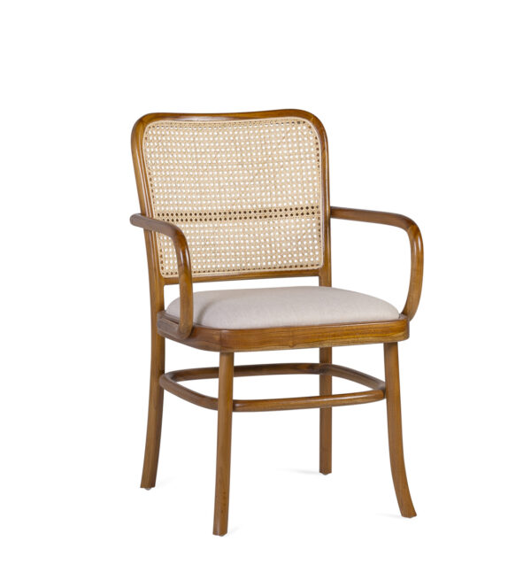 Sillón teka tapizado 56*59*87