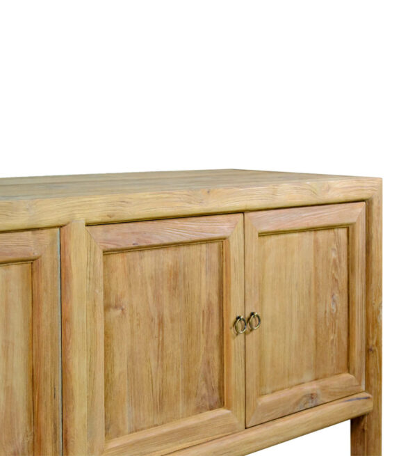 Bufet merida teka 4 puertas 1 estante 180*40*90