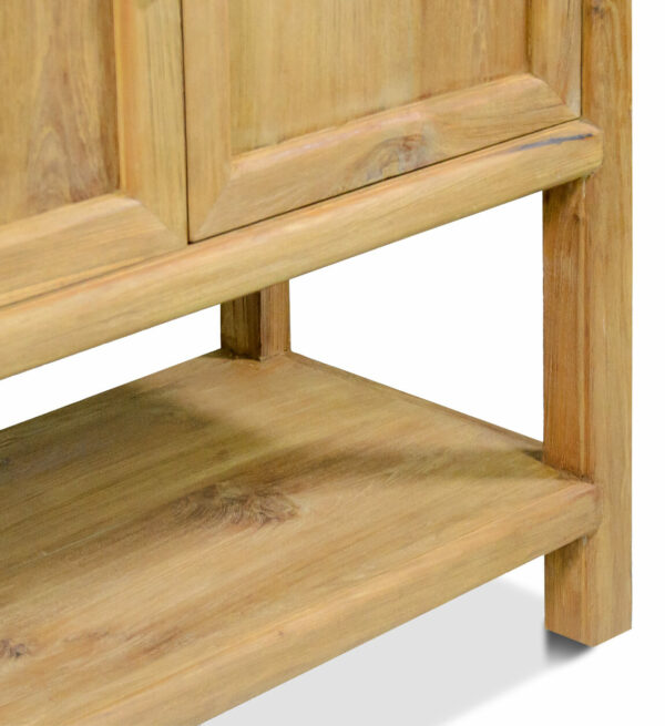 Bufet merida teka 4 puertas 1 estante 180*40*90