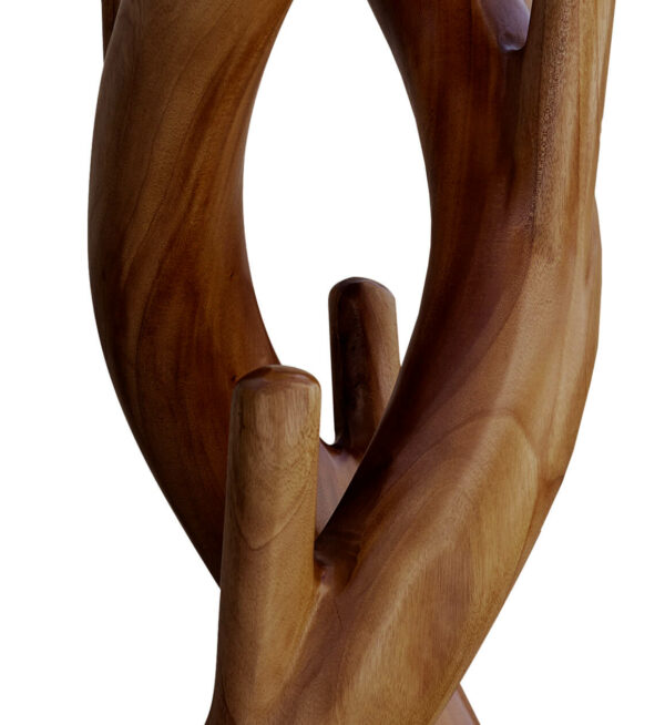 Perchero caoba tronco doble natural 80*60*194
