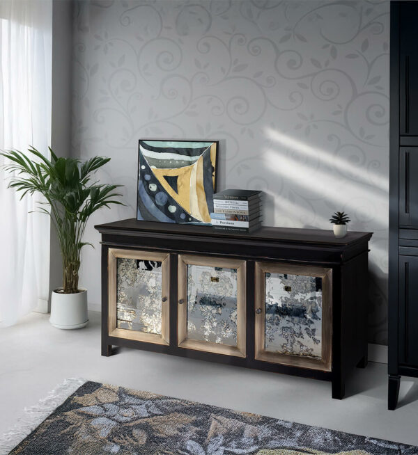 Bufet gatsby cristal 3 puertas 168*45*85