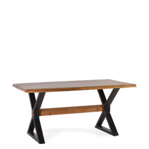 Mesa comedor pata ‘x’ top 4.5 cm 160*90*76 Mesa comedor pata ‘x’ top 4.5 cm 160*90*76