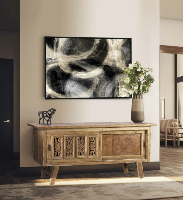 Bufet talla con puerta corredera 183*48*83