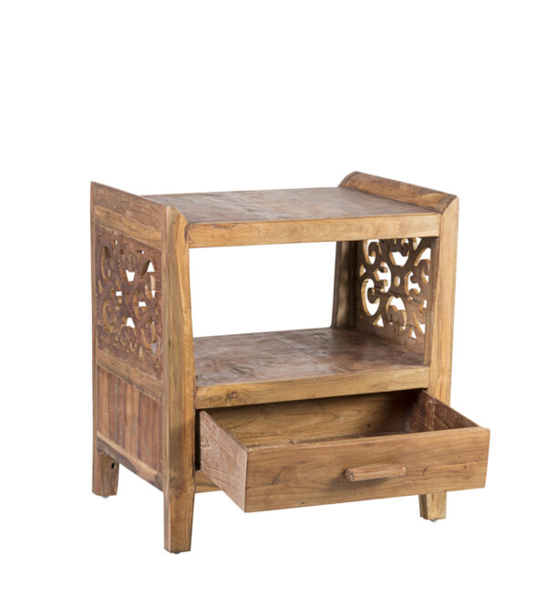 Mesita talla 1 cajón 1 hueco 55*42*60