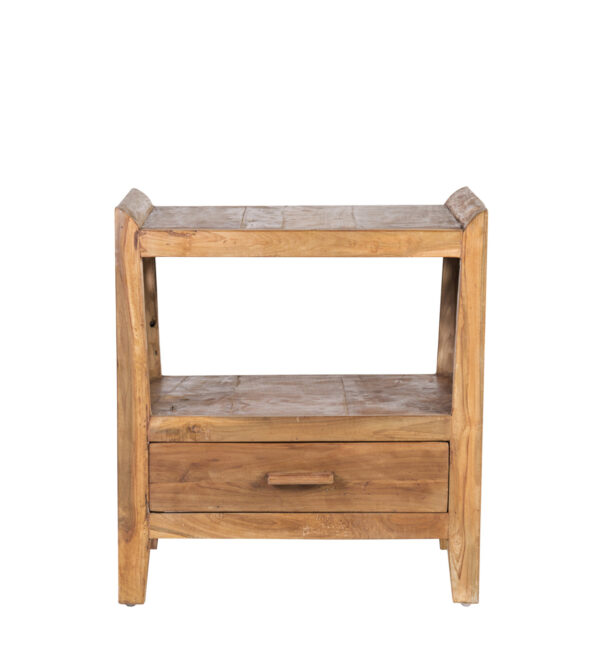 Mesita talla 1 cajón 1 hueco 55*42*60