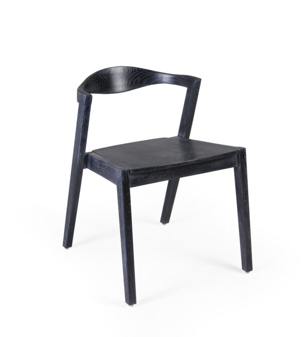 Silla arco negra blanqueada 50*50*70