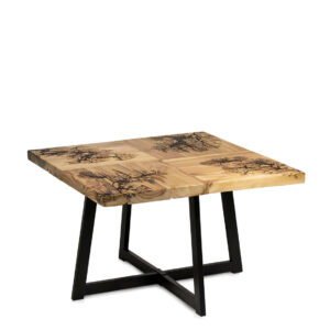 Mesa centro teka motivo negro 70*70*45 Mesa centro teka motivo negro 70*70*45