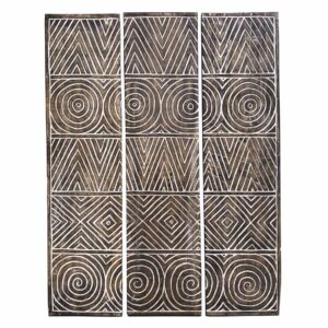 Panel tallado figuras geométricas s/3 105*2*140