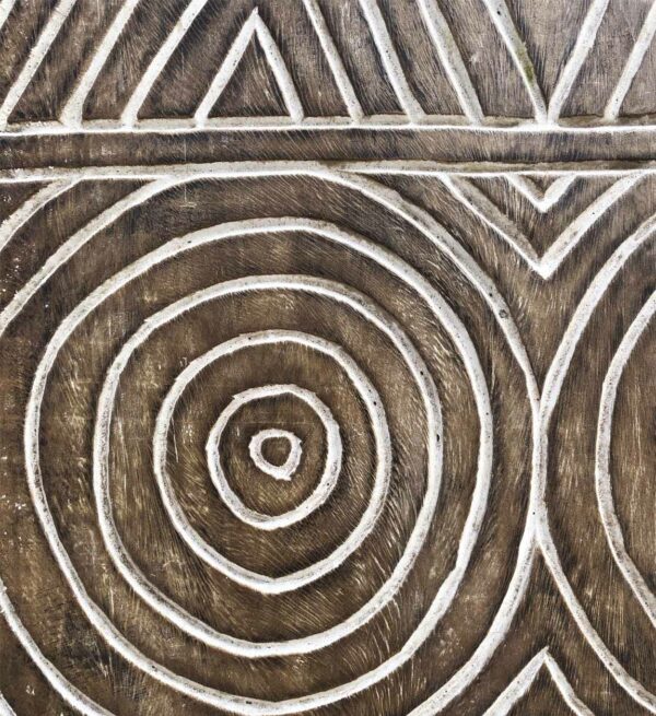 Panel tallado figuras geométricas s/3 105*2*140