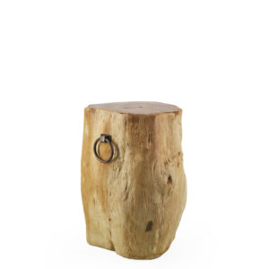 Tronco macizo raíz teka con anilla 35*35*45 Tronco macizo raíz teka con anilla 35*35*45