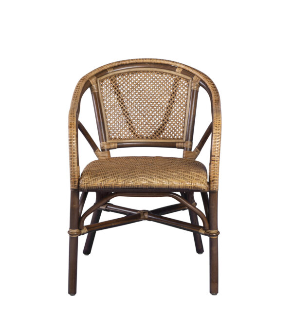 Sillón bistro rattan 56*62*80