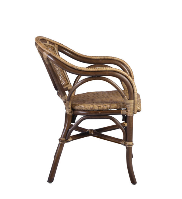 Sillón bistro rattan 56*62*80