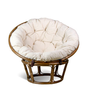 Sillón papasan rattan con cojín 100*100*75 Sillón papasan rattan con cojín 100*100*75