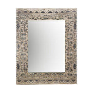 Espejo ethnic tallado gris 80*4*100 Espejo ethnic tallado gris 80*4*100