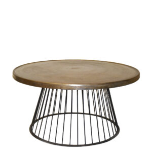 Mesa centro antique grande bronce envejecido 88*88*45 Mesa centro antique grande bronce envejecido 88*88*45