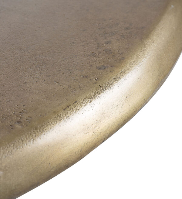 Mesa centro antique bronce envejecido 80*80*37