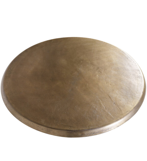 Mesa centro antique bronce envejecido 80*80*37