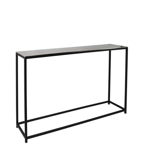 Consolas antique bronce y plata s/2 120*25*80 / 100*25*70