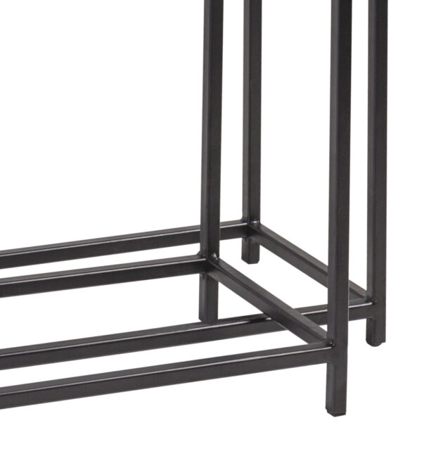 Consolas antique bronce y plata s/2 120*25*80 / 100*25*70