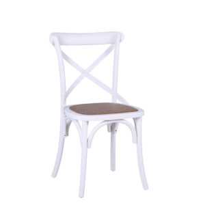 Silla paris cruz blanca 50*55*89 Silla paris cruz blanca 50*55*89