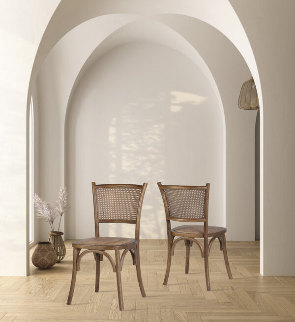 Silla manila respaldo cuadrado 45*42*89