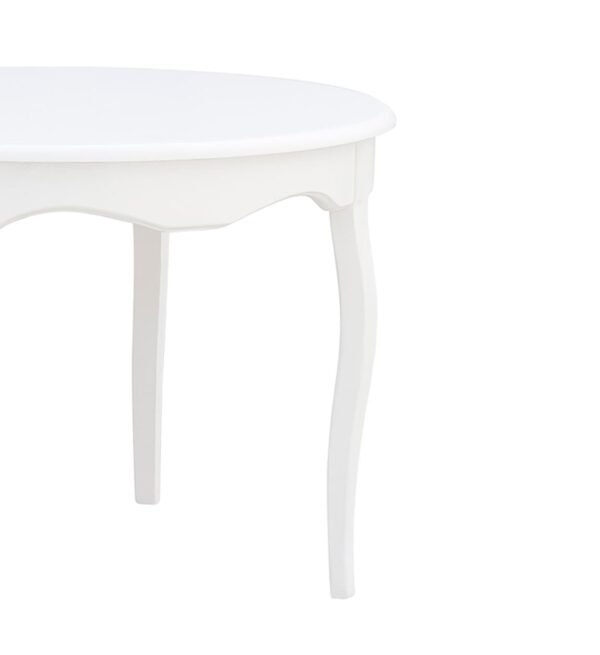 Mesa comedor paris blanca 110*110*76