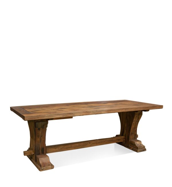 Mesa madera reciclada via tren 220*100*77