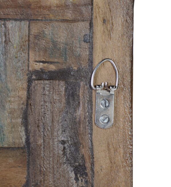 Panel trozos madera multicolor 80*3*80