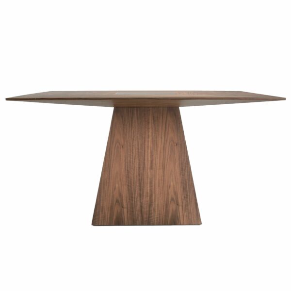 Mesa comedor cuadrada nogal