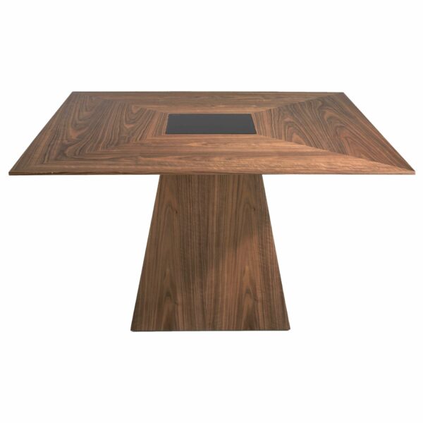 Mesa comedor cuadrada nogal