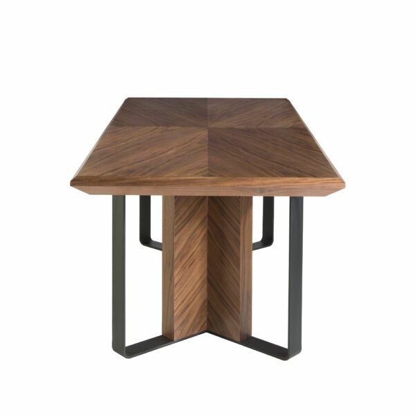 Mesa comedor rectangular nogal