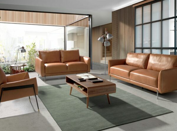 Mesa centro rectangular nogal