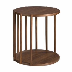 Mesa rincón redonda nogal Mesa rincón redonda nogal