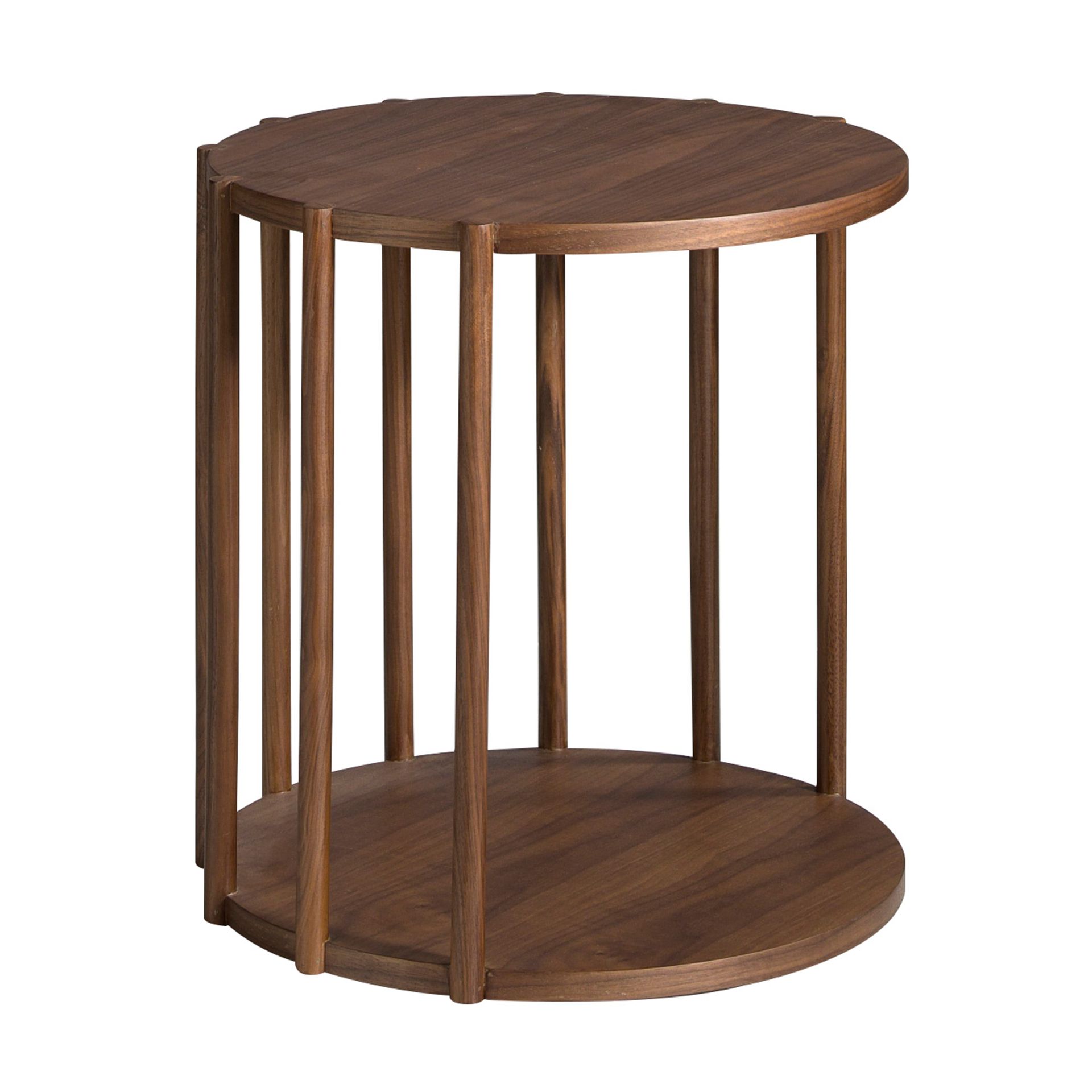 Mesa rincón redonda nogal Mesa rincón redonda nogal