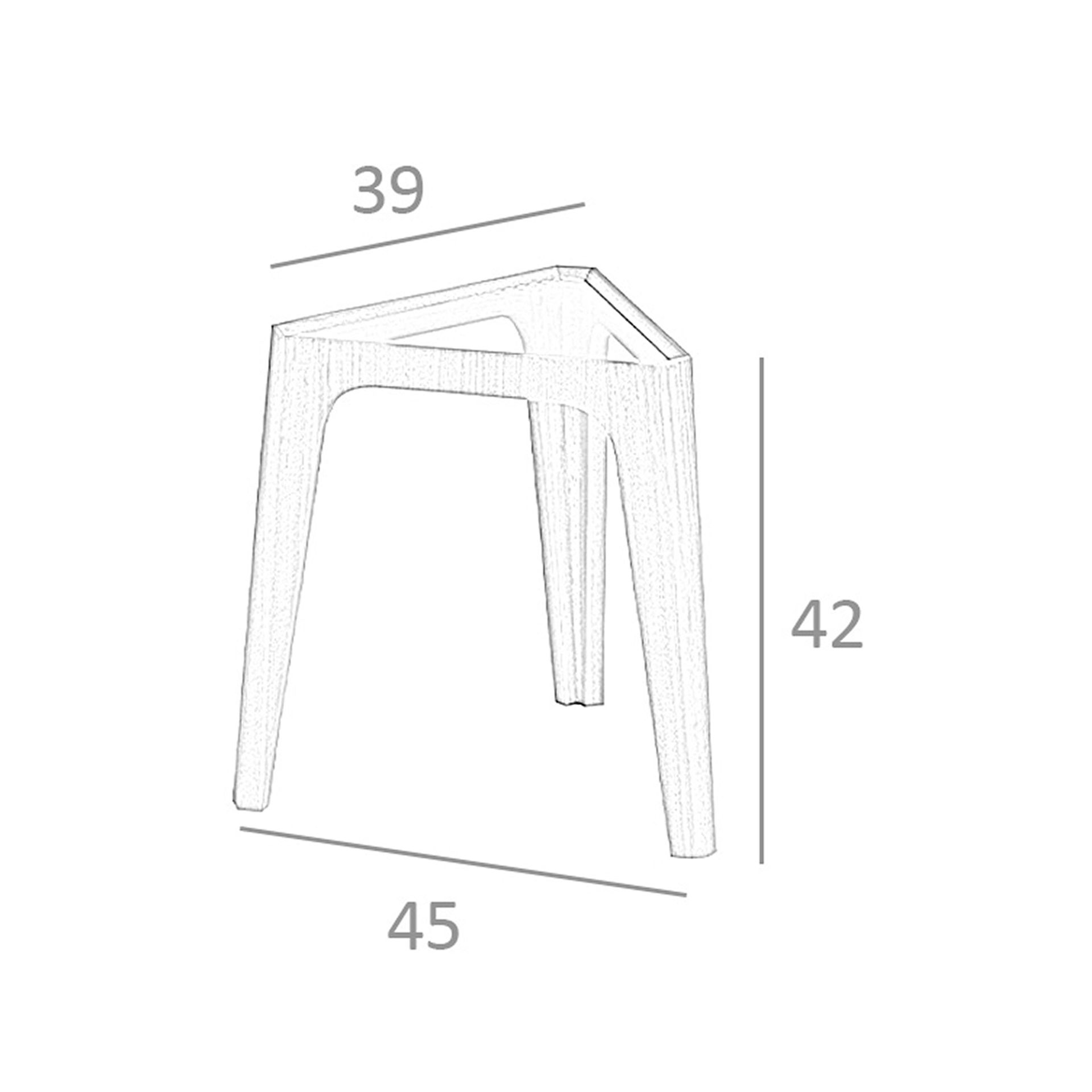Mesa rincón triangular cristal templado y nogal Mesa rincón triangular cristal templado y nogal