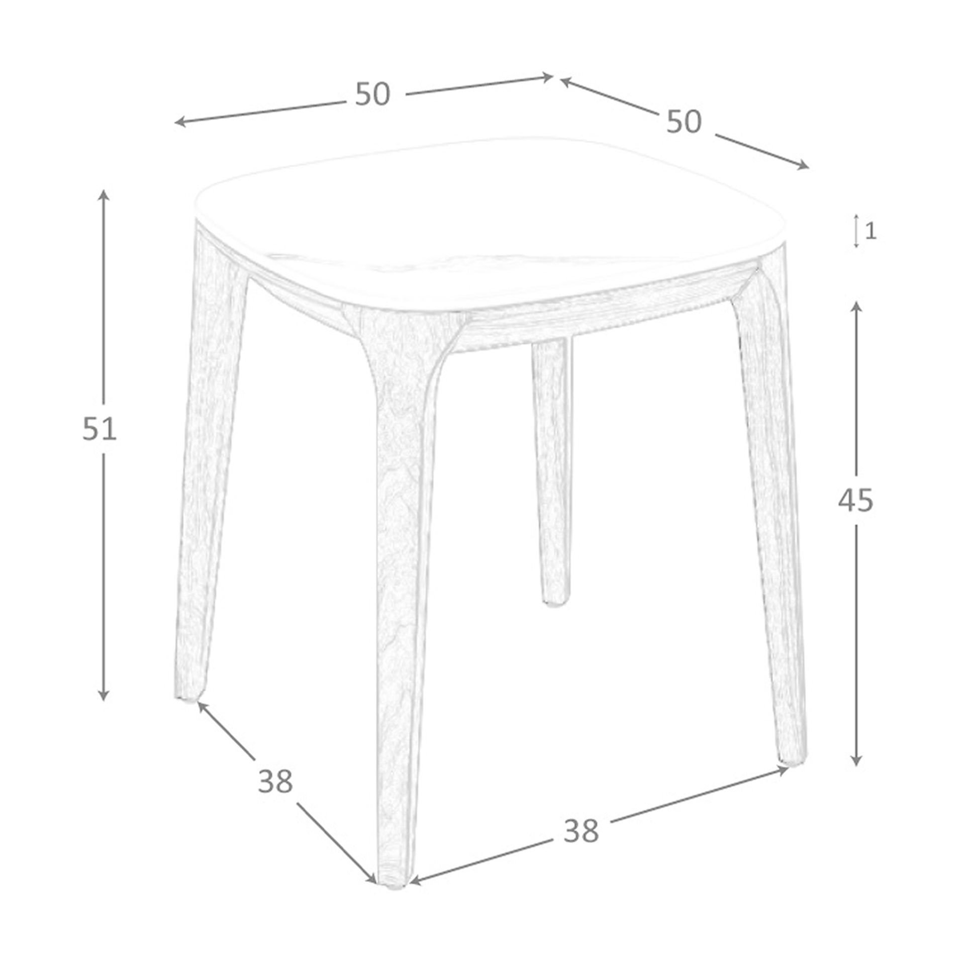Mesa rincón cuadrada mármol porcelánico y nogal Mesa rincón cuadrada mármol porcelánico y nogal