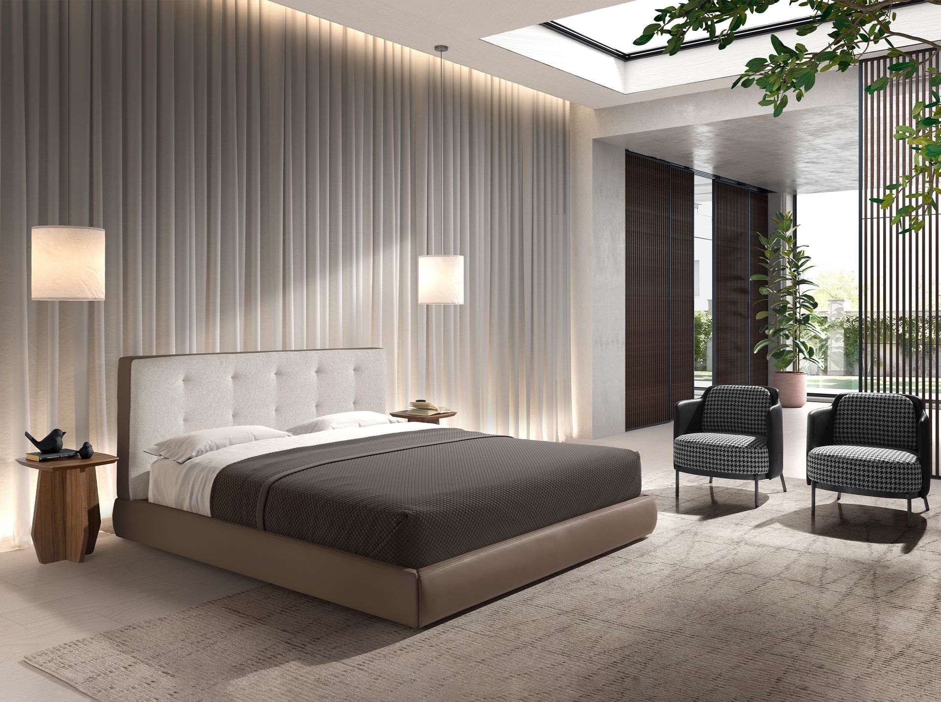 Mesa rincón cuadrada nogal Mesa rincón cuadrada nogal