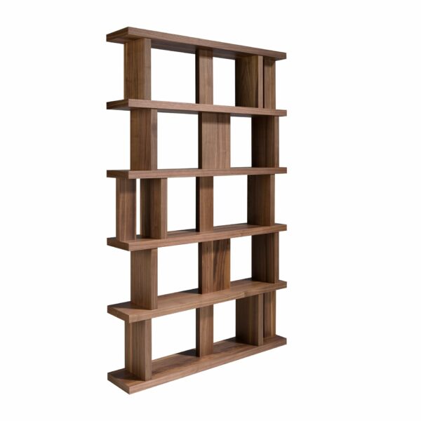 Estantería madera nogal