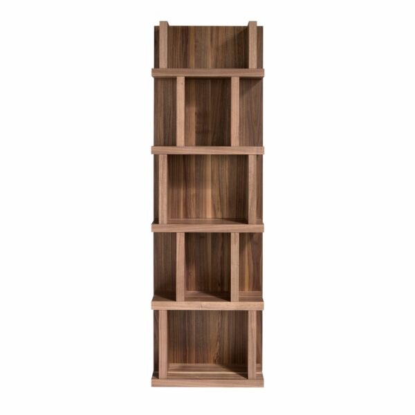 Estantería madera nogal