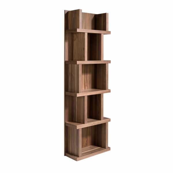 Estantería madera nogal