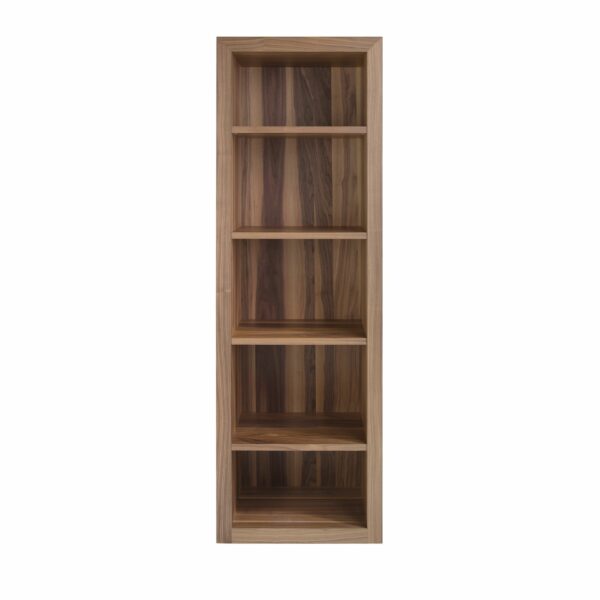 Estantería de madera nogal