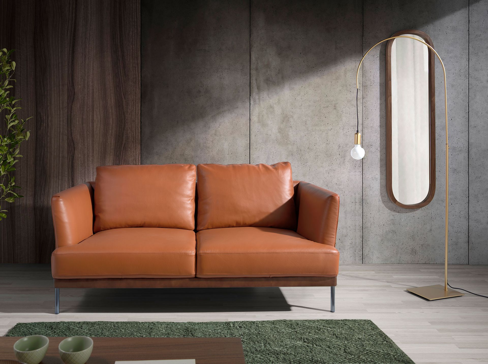 Espejo pared ovalado nogal Espejo pared ovalado nogal