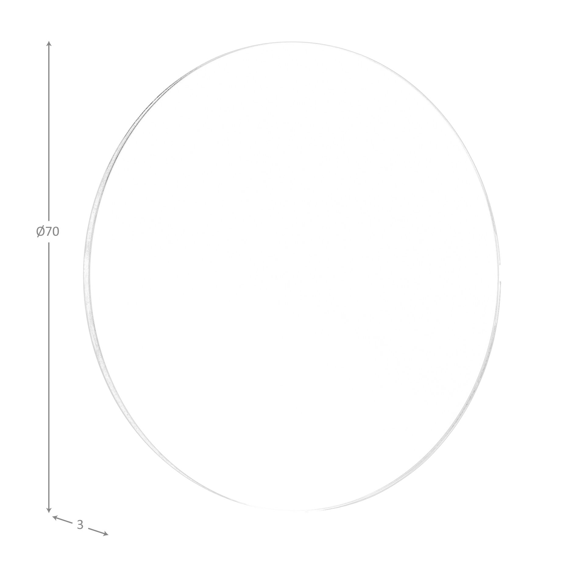 Espejo pared redondo nogal Espejo pared redondo nogal