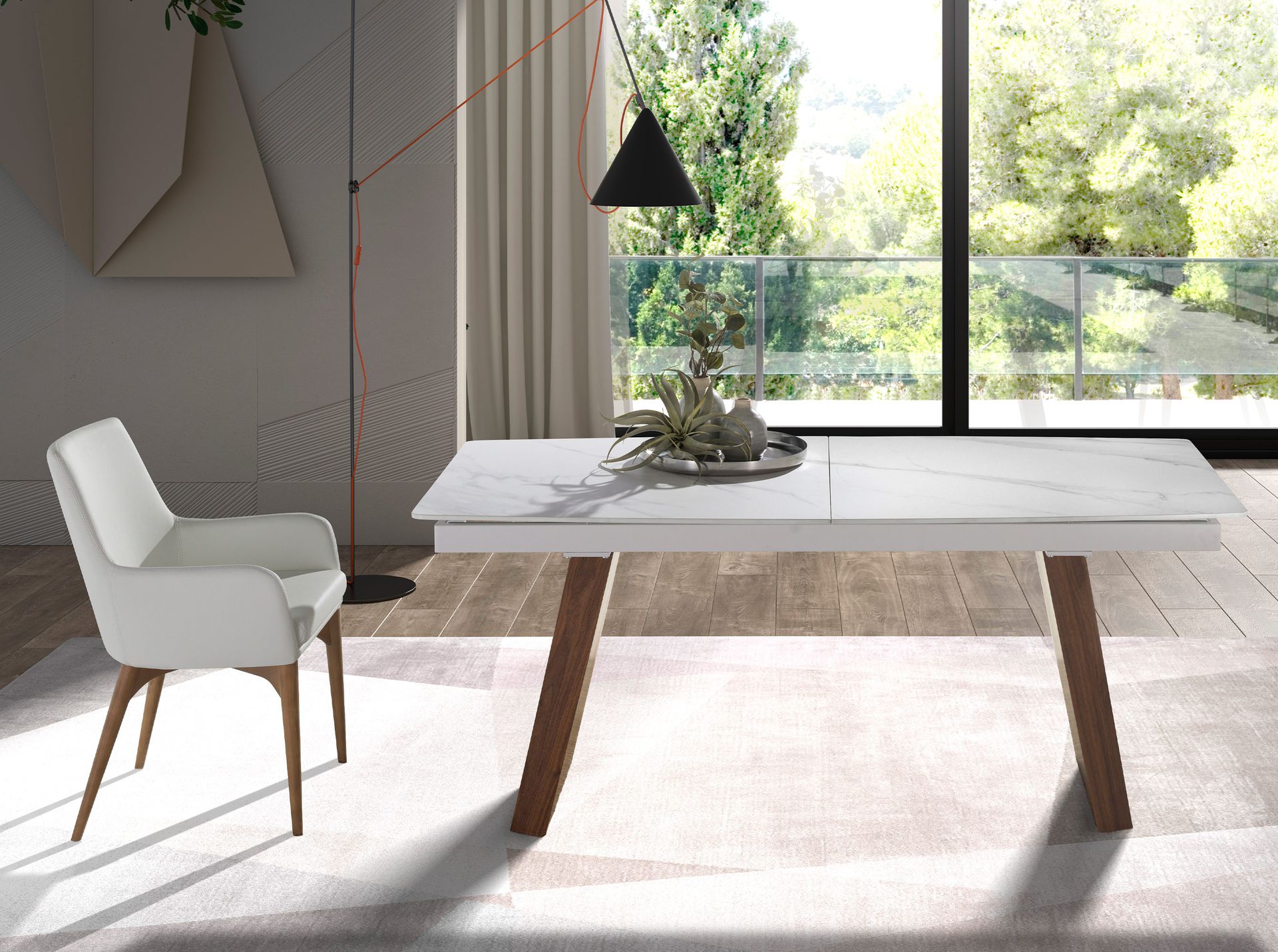 Silla polipiel blanco Silla polipiel blanco