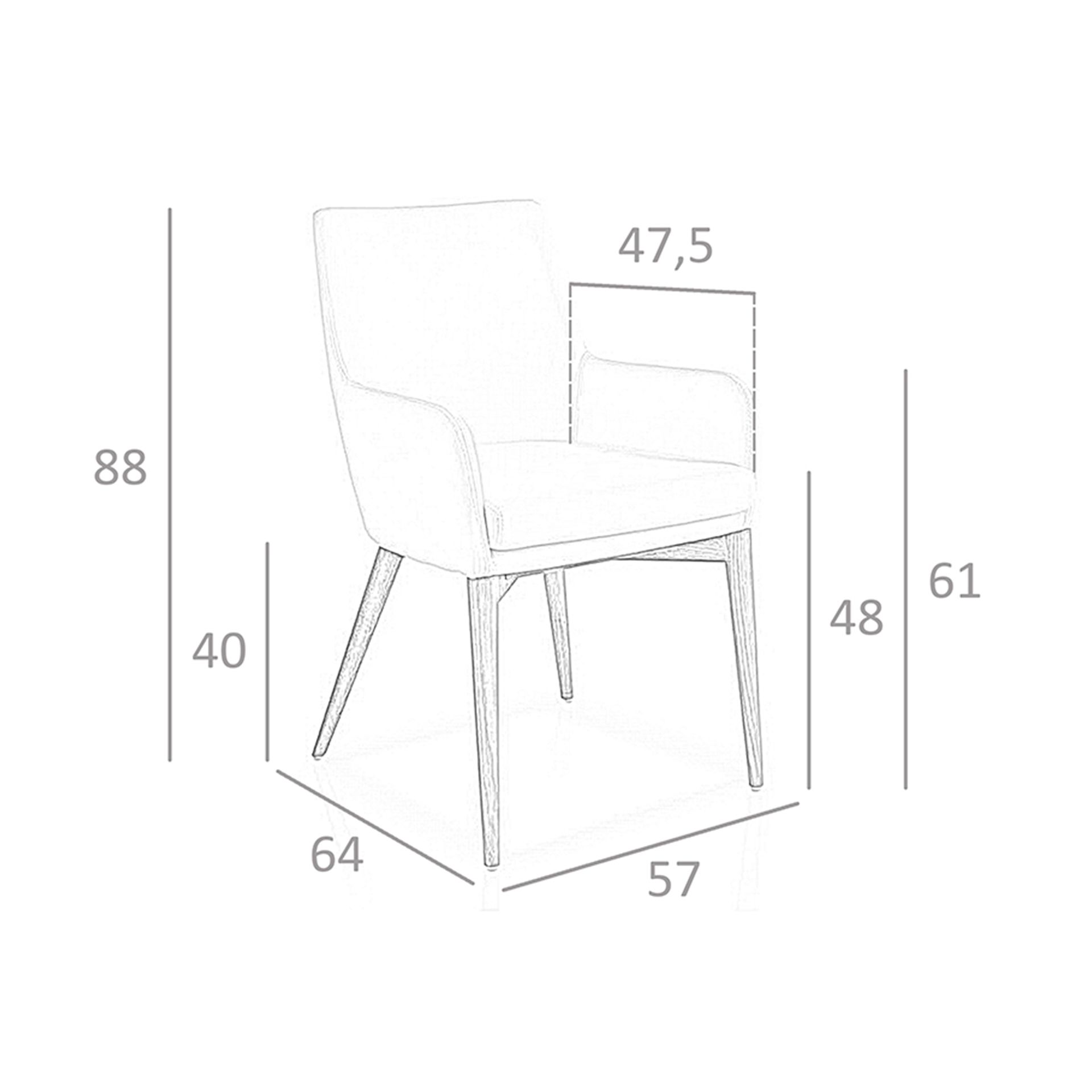 Silla polipiel blanco Silla polipiel blanco